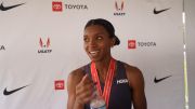 Nia Akins Completes Comeback From Injury, Wins Womens 800m Title | Post-Race Interview 2026 USATF