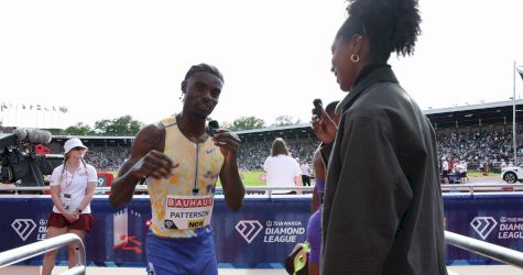 Jacory Patterson Runs 400m in Stockholm Diamond League | 2026 Diamond League Post-Race Interview