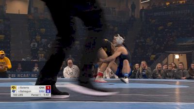 103 lb Final, Val Solorio, Iowa vs Rayana Sahagun, Grand Valley State