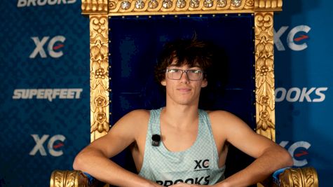 Ryder Strohman before 2025 Brooks XC Championships