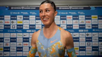 Amy Hunt Ready To Go Toe-To-Toe With Anyone After Successful Double | 2026 Brussels Diamond League Post-Race Interview