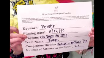 Las Vegas All Stars - Rouge [L2 Junior - D2 - Medium] Varsity All Star Virtual Competition Series: Event V