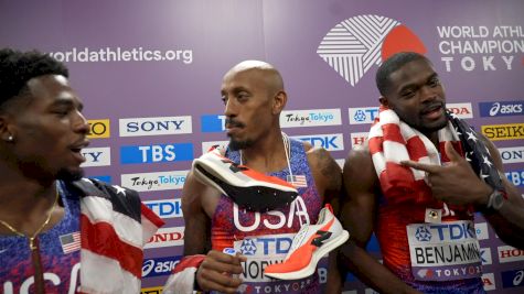 USA Mens 4x400m get silver!