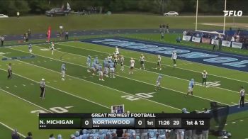 Northern Michigan vs Northwood University Football Highlights | D2 Football