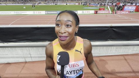 "I am Stronger Than I Thought I Was" Rushell Clayton After 400mH Race At Lausanne Diamond League