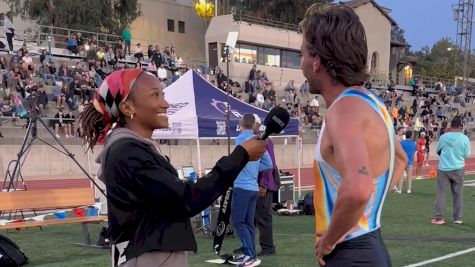 Craig Engels After Impressive 800m Season's Best 1:45.73