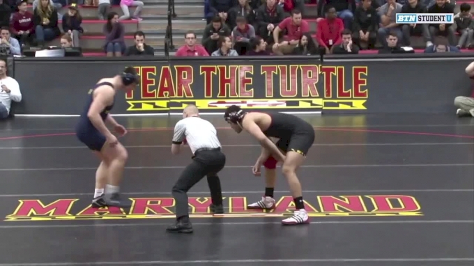 149 lbs, Malik Amine (Michigan) vs Alfred Bannister (Maryland)