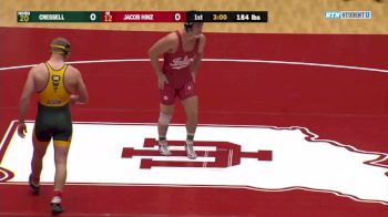 197lbs Match: Cordell Eaton, North Dakota State vs Spencer Irick, Indiana