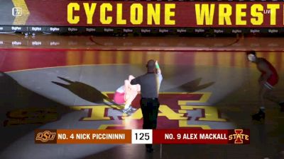 125 lbs Nick Piccininni, Oklahoma State vs Alex Mackall, Iowa State