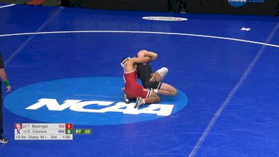 133 R32, Chris Cannon, Northwestern vs Anthony Madrigal, Oklahoma