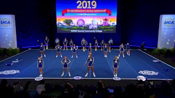 Suffolk County Community College [2019 Open All Girl Semis] UCA & UDA College Cheerleading and Dance Team National Championship