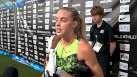 Keely Hodgkinson Reacts to Disappointing Runner-Up Finish in the PRE Classic 800m