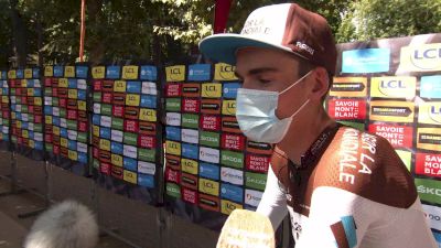 Romain Bardet Before Stage 2 Of Dauphine (French)