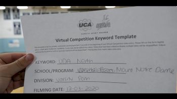 Mount Notre Dame High School [Small Varsity Pom] 2020 UDA North Virtual Dance Challenge