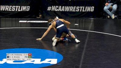 184 lb R16, Aaron Brooks, Penn State vs Will Feldkamp, Clarion