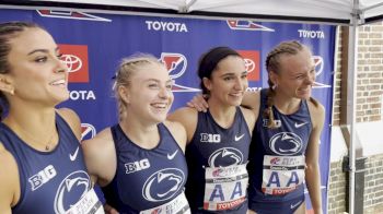 Former Jumper Rachel Gearing Anchors Penn State To Women's 4x800m Win