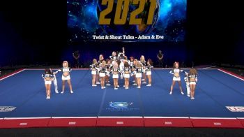 Twist & Shout - Tulsa - Adam & Eve [2021 L6 International Open Coed Non Tumbling Finals] 2021 The Cheerleading Worlds