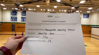 Marquette High School [Large Varsity - Jazz] 2021 UDA Spirit of the Midwest Virtual Challenge