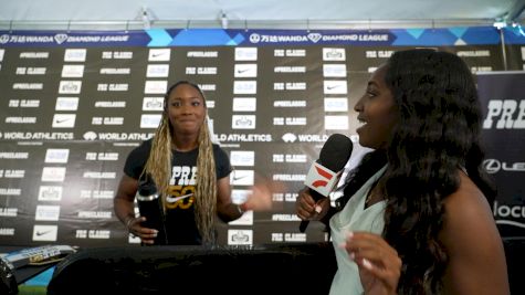 Jacious Sears After Dominant 100m