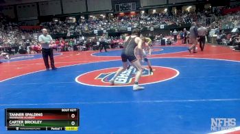 6A-132 lbs 1st Place Match - Tanner Spalding (Woodward Academy) vs Carter Brickley (Lassiter)