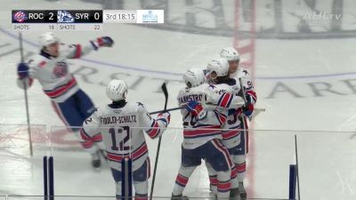 Kale Clague Doubles Rochester Americans' Lead With Blast From The Point