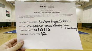 Skyline High School - Sammamish [Small Varsity Coed Non Tumbling] 2022 UCA West Virtual Regional