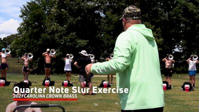 2021 Carolina Crown Brass: Quarter Note Lip Slur Exercise