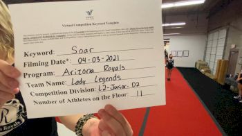 Arizona Royals - Lady Legends [L2 Junior - D2 - Small] 2021 The Regional Summit Virtual Championships