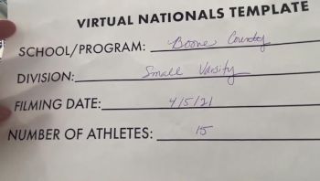 Boone County High School [Small Varsity Division I Virtual Semi Finals] 2021 UCA National High School Cheerleading Championship
