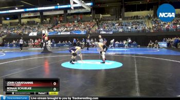 141 lbs Prelim Round 1 - Ronan Schuelke, McKendree vs John Carayiannis, Belmont Abbey