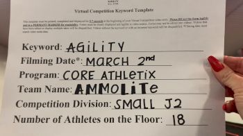 Core Athletix - Ammolite [L2 Junior - Small] 2021 Varsity All Star Winter Virtual Competition Series: Event III