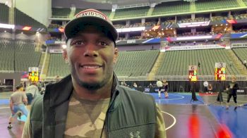Davidson Head Coach Nate Carr Jr. Is Supporting His Brother David At NCAAs