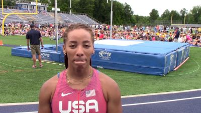 Kristen Brown focused on the positives following 4.28m clearance