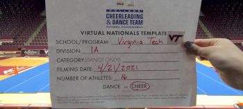 Virginia Tech [Virtual Division IA Finals] 2021 UCA & UDA College Cheerleading & Dance Team National Championship