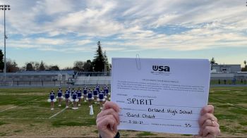 Orland High School [High School - Band Chant - Cheer] 2021 USA Virtual Spirit Regional #3