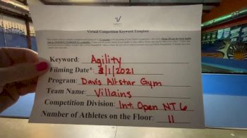 Davis Allstar Gym Inc - Villains [Level 6 L6 International Open - NT] 2021 Varsity All Star Winter Virtual Competition Series: Event III