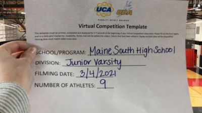 Maine South High School [Junior Varsity - Pom Virtual Finals] 2021 UDA National Dance Team Championship