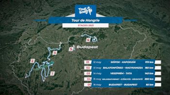 2021 Tour of Hongrie Stage 1 Flythrough