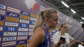 Keely Hodgkinson post race interview