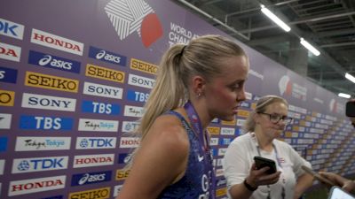 Keely Hodgkinson post race interview