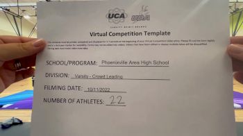 Phoenixville Area High School [Varsity - Crowd Leading] 2022 UCA & UDA Virtual Game Day Kick-Off