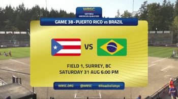 Puerto Rico vs Brazil | 2019 WBSC Softball Americas Olympic Qualifier