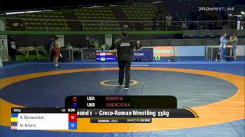 55kg Match - Max Nowry, USA vs Andrii Semenchuk, UKR