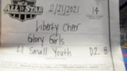 Liberty Cheer - Glory Girls [L1 Youth - D2 - Small - B] 2021 NCA All-Star Virtual National Championship