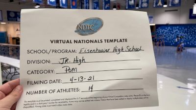 Eisenhower High School [Junior High - Pom Virtual Finals] 2021 UDA National Dance Team Championship