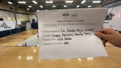 La Cueva High School [Game Day Varsity] 2022 UCA November Virtual Regional