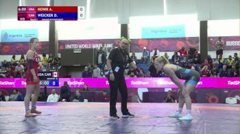 55 kg Round 1 - Alisha Howk, USA vs Diana Weicker, CAN