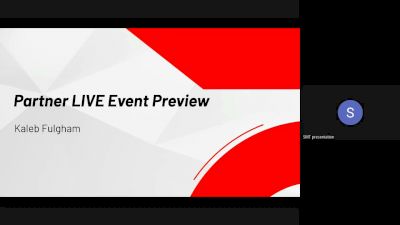 Kaleb - Partner LIVE Event Preview