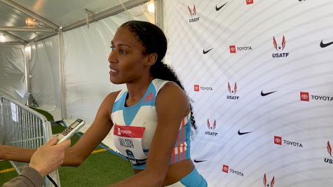 Ajee Wilson Feels Like She's Getting Closer To PB Shape