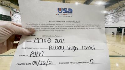Poway High School [Dance/Pom Varsity Finals] 2021 USA Spirit & Dance Virtual National Championships
